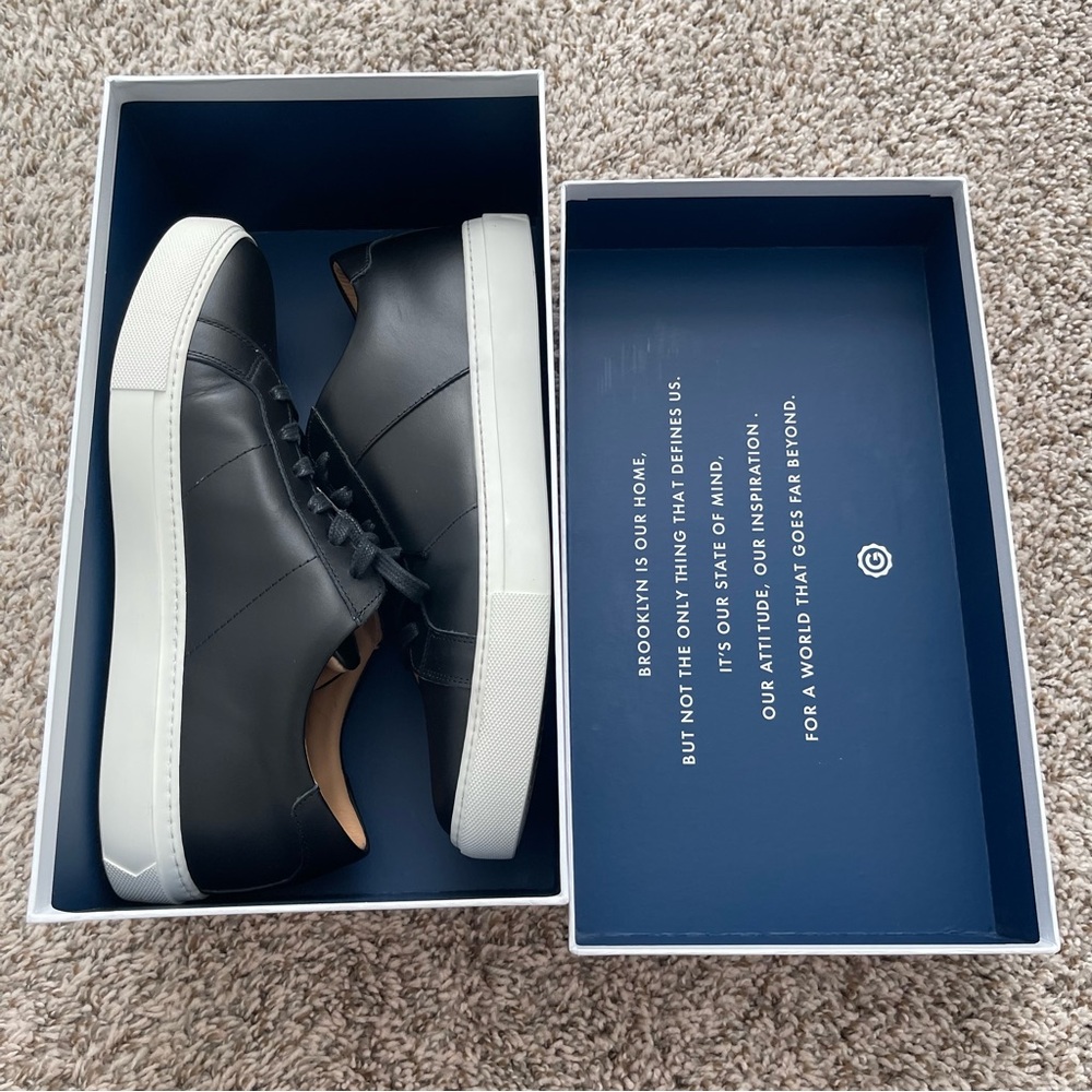 GREATS Royale Sneaker, Made in Italy (OG Version), Nero/Black Men's Size 11 - Picture 7 of 9